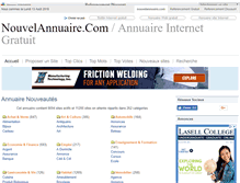 Tablet Screenshot of nouvelannuaire.com